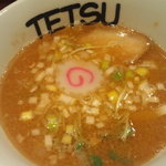 つけめんTETSU - つけ汁はこんな感じ