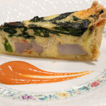 ステーキ＆ワイン オクソン - 海老イモのキッシュ