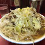 ラーメン二郎 目黒店 - メグジ 小ラーメンブタマシ ￥600
                                
                                
                                