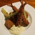 洋食もち月 - ミックスフライ