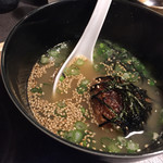 炭火焼鳥 なかお - 焼きおにスープ茶漬け