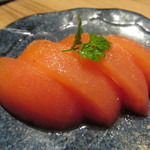 kanzekoshitsuizakayakunseikoubou - トマトの燻製 300円