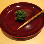 銀座 しのはら - よもぎのきんとん1