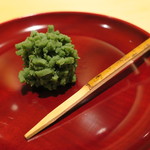 銀座 しのはら - よもぎのきんとん2