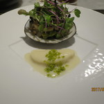 Lien - 北寄貝ソティー＆玉葱のババロア