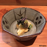 ほむら - 帆立貝と独活と蓬麩の酢味噌和え