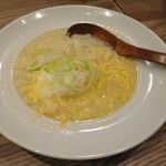 ビアカンチキン ニクバルコラボエニー - ビア缶の出汁で作った雑炊