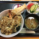 天ぷら専科 於加和 - 天丼ランチ