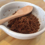 らぁ麺屋 はりねずみ - 自家製ふりかけ