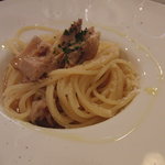 リストラットリア　フィーロ - 本日のパスタ～若鶏とキノコの白ワイン煮込み