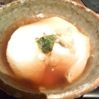飛騨牛一頭家 馬喰一代 銀座 - あんかけ豆腐　あったかくてほっとした