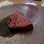 エスパイ クック コウベ - バルサミコソースでいただきます。