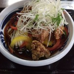 うどん商人つづみ屋 - 味噌鶏ぶっかけ