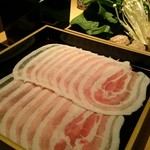 大阪豚しゃぶの会 - 超薄切でとても美味しい
