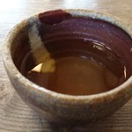 そば蔵 谷川 - 蕎麦茶（器・備前）