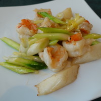中国料理 桃李 - 海老の塩炒め