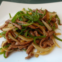 中国料理 桃李 - 牛肉細切りとピーマンの炒め(青椒牛肉絲)