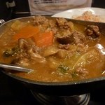 カルダモン． - シメジと挽き肉入りキーマベジタブルカレー