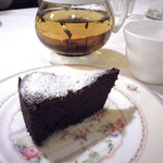 ボーノペッシェ - 2011/Jan ディナー：ケーキと紅茶（パンとセット）500円