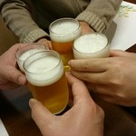 みつ林 - 先ずはビールで乾杯(^-^)/