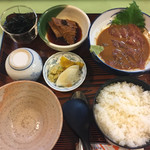 料理 萬口 - かつお茶漬け満腹セット 