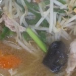 キッチンあべ - みそラーメン（アップ）