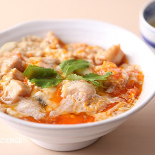 Specialty `` Oyako-don (Chicken and egg bowl)''