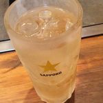 京都 下町のお好み焼き 昌・べた焼きの専門店 - ハイボール