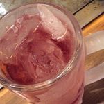 京都 下町のお好み焼き 昌・べた焼きの専門店 - 男梅チューハイ