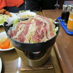ホテル　レイジャント - 夕食　信州牛すき焼き鍋