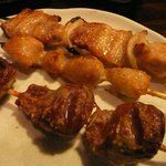 焼鳥居酒屋たていし - 豚バラ、ぼんじり、砂ずり