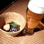 美食 米門 - ビール＆お通し