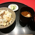 とよなか桜会 - 御飯・止め椀・香の物