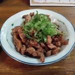 炭火串焼やきとり一番 - コリコリ砂肝銀皮ポン酢