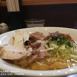 つくばらーめん 鬼者語 - 鶏と水(塩）特製盛1050円