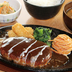 満天食堂 - 濃厚デミグラスハンバーグ定食
