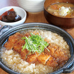 満天食堂 - みぞれ鶏かつ煮定食