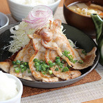 満天食堂 - 豚ロースおろしポン酢定食
