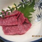 季節料理 加乃 - 馬刺し