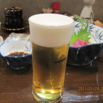 季節料理 加乃 - 乾杯困難なビール