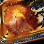 とんかつ桂 - 田楽の味噌を付けたロースかつ