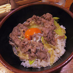 Shubou Tomarigi - 【ランチ】 牛すき丼 + そうめん \880