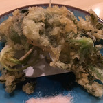 旬菜 おぐら家 - 春山菜天ぷら