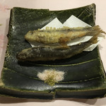 旬菜 おぐら家 - 稚鮎の天ぷら