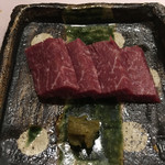 旬菜 おぐら家 - 馬肉の燻製