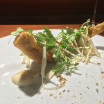 TACUBO - 穴子のフリット 根セロリ クミン コリアンダー ヘーゼルナッツ ゴマ