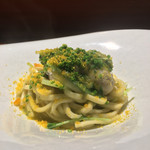 TACUBO - トレネッテ 牡蠣とボッタルガ 蕪とポロネギ