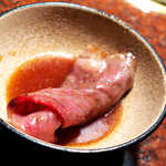 焼肉うしごろ - 最後に来たリブ芯、これがすごかった！ トリを飾るのにふさわしい爆発力