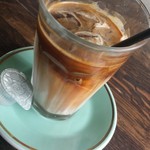 モジョ コーヒー 神楽坂店 - アイスカフェオレ…なんかすっごく美味しかったです