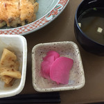 日の隈カンツリークラブ - 小鉢とお漬物